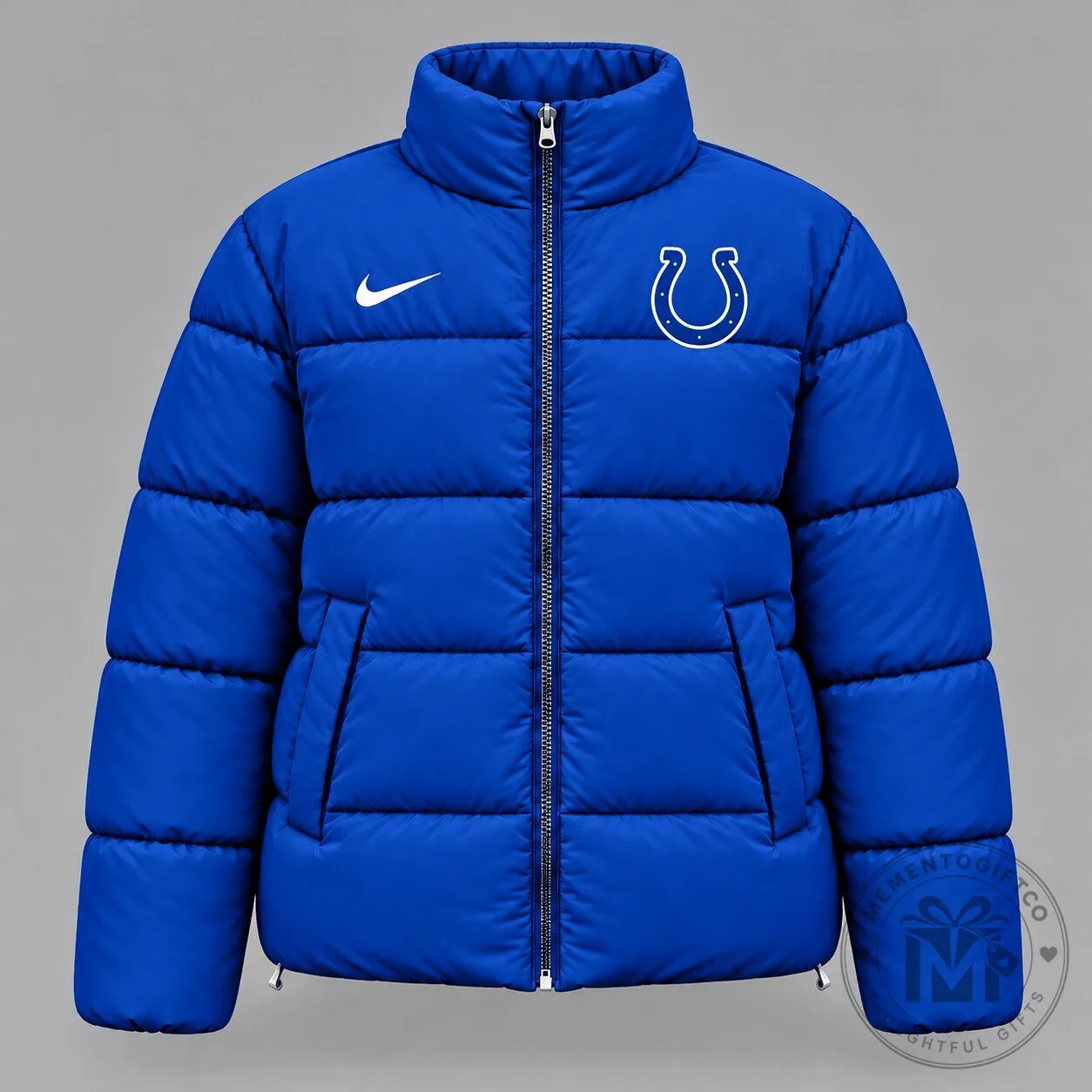 Indianapolis Colts Nike Blue Quilted Puffer Jacket for Men and Women