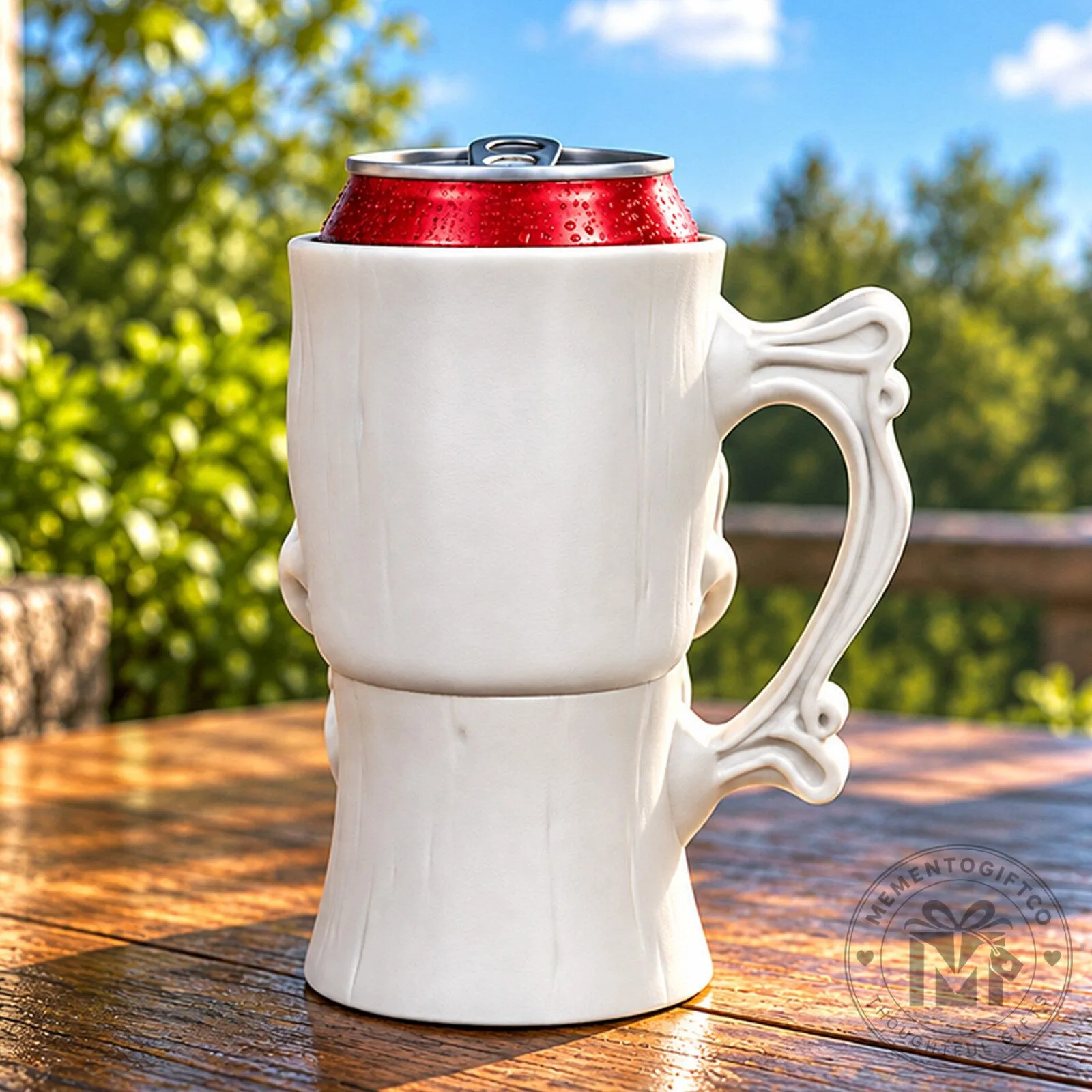 Louisiana Ragin' Cajuns Skull Can Cooler Holder for 12oz Beverage Cans 9 Louisiana Ragin