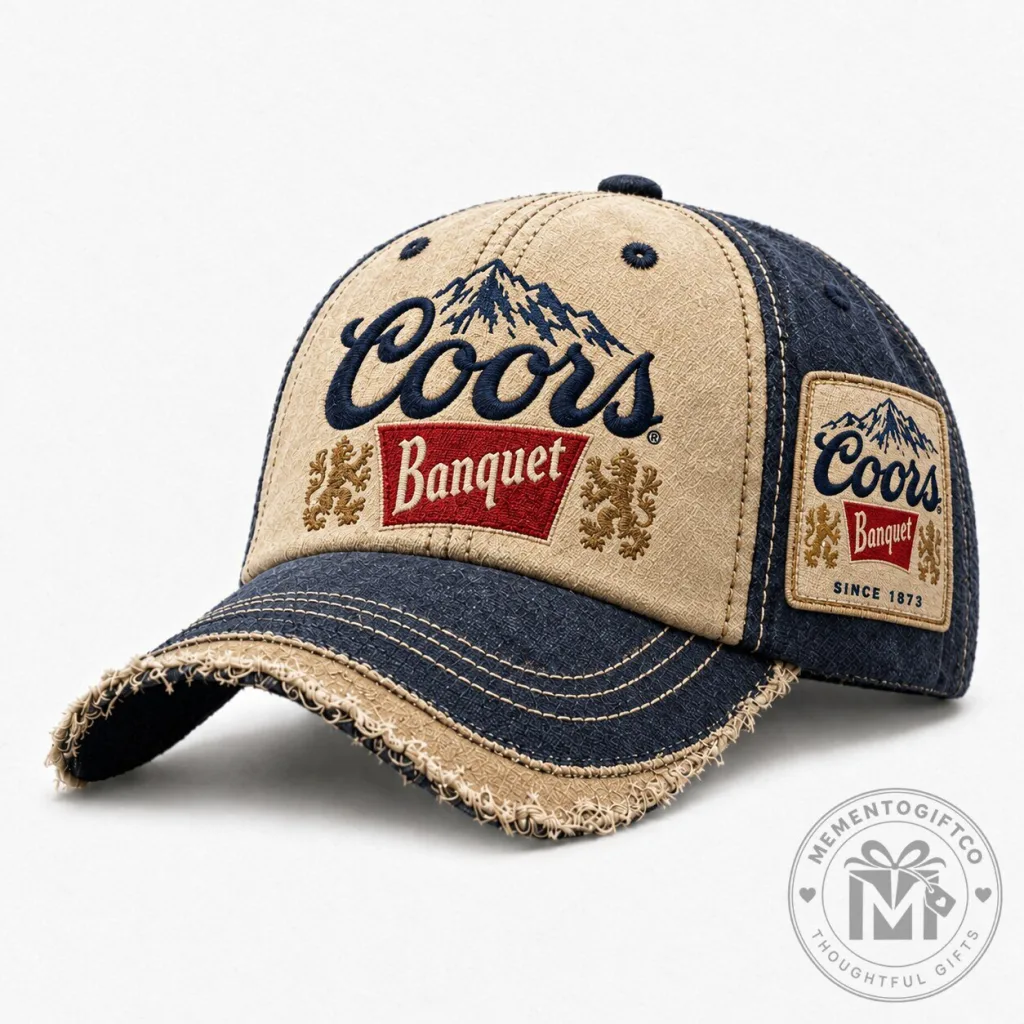 Coors Banquet Beer Vintage Distressed Baseball Cap Hat Coors Banquet Beer Vintage Distressed Baseball Cap Hat