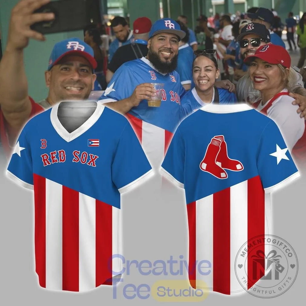 Boston Red Sox Puerto Rico Heritage Baseball Jersey