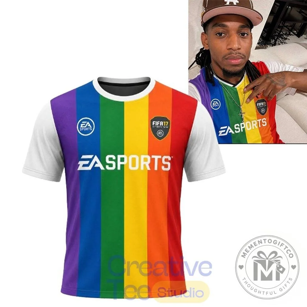 EA Sports FIFA 17 Rainbow Pride Month Football Jersey 4 EA Sports FIFA 17 Rainbow Pride Month Football Jersey