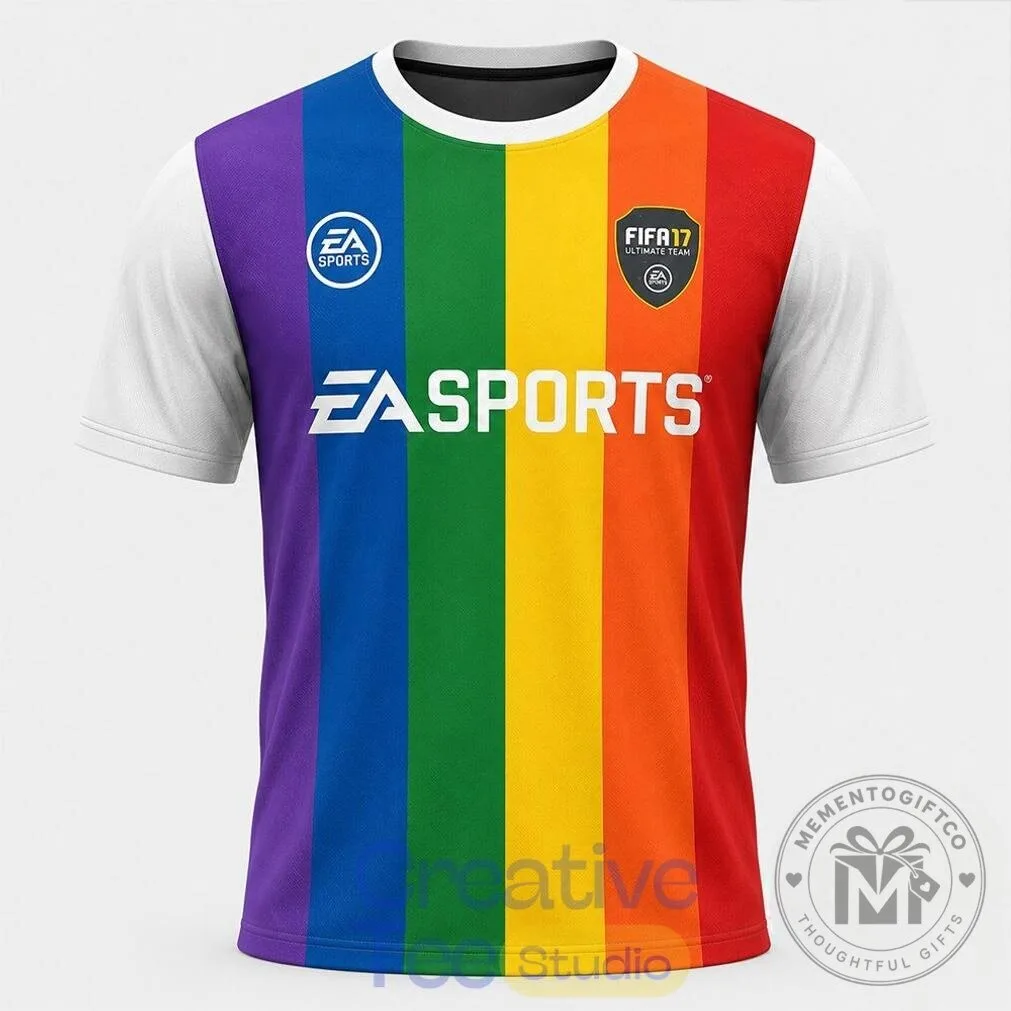 EA Sports FIFA 17 Rainbow Pride Month Football Jersey 5 EA Sports FIFA 17 Rainbow Pride Month Football Jersey