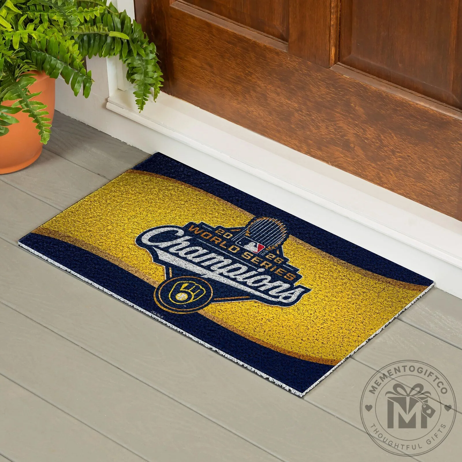 Milwaukee Brewers Doormat for 2026 World Series Champions Baseball Team 9 Milwaukee Brewers Doormat for 2026 World Series Champions Baseball Team