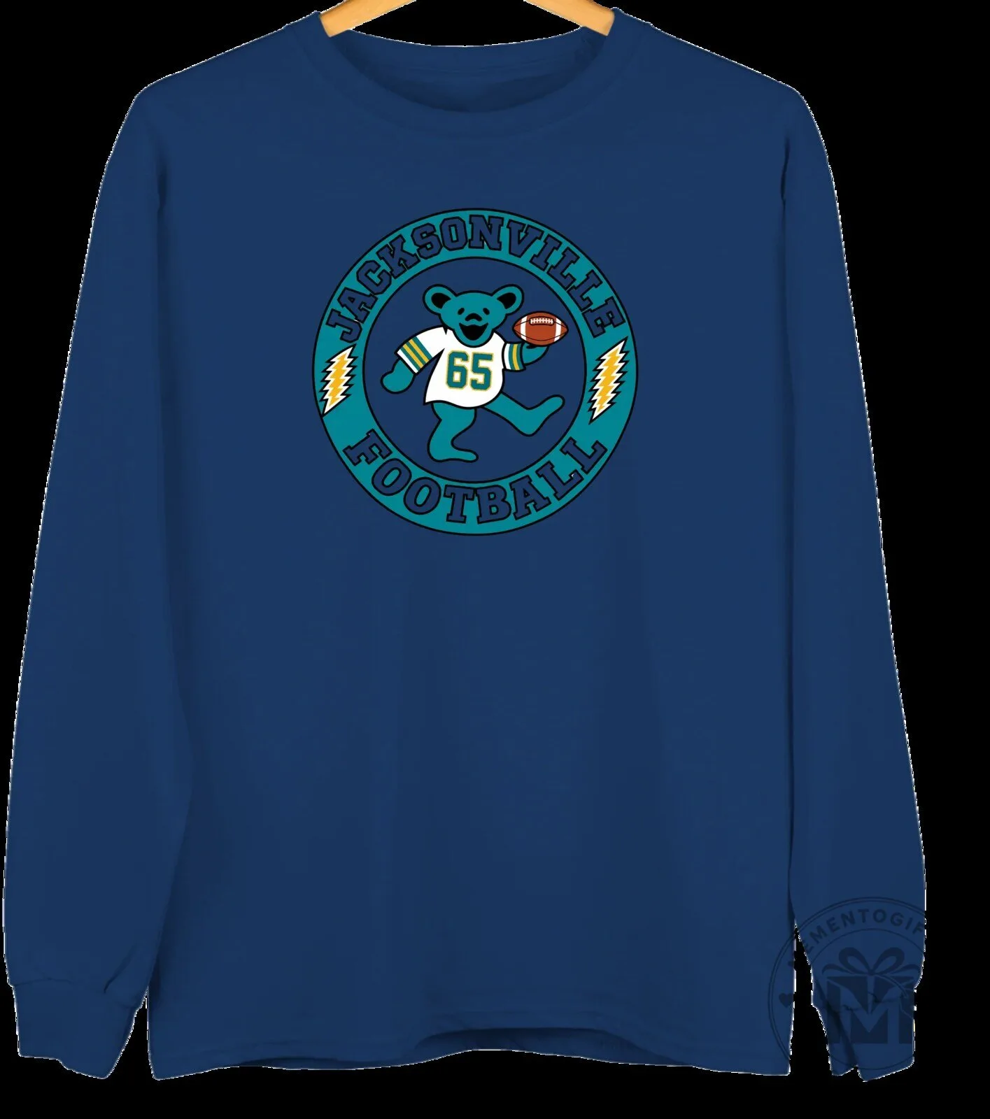 Jacksonville Jaguars Football Grateful Dead Dancing Bear White Sweatshirt 14 Jacksonville Jaguars Football Grateful Dead Dancing Bear White Sweatshirt